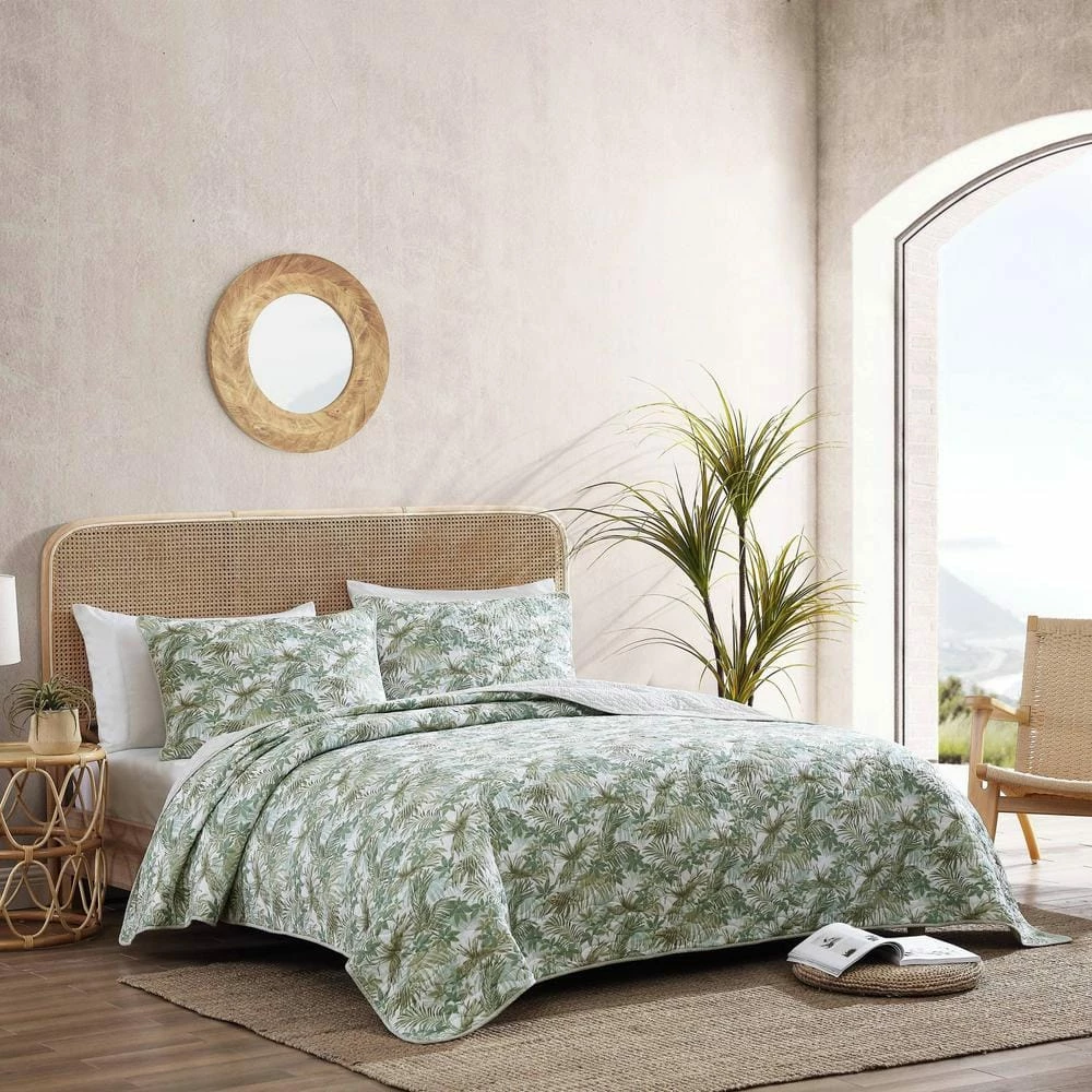 Best deal ๐ฅ Green Island 3-Piece Green Cotton Full/Queen Quilt Set by Tommy Bahama โ 12 Best deal ๐ฅ Green Island 3-Piece Green Cotton Full/Queen Quilt Set by Tommy Bahama โ - Image 12