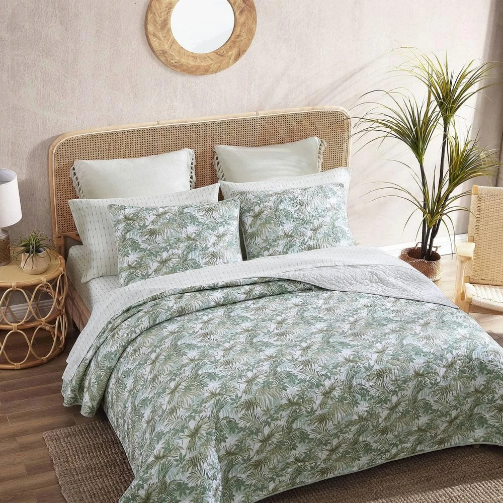 Best deal ๐ฅ Green Island 3-Piece Green Cotton Full/Queen Quilt Set by Tommy Bahama โ 5 Best deal ๐ฅ Green Island 3-Piece Green Cotton Full/Queen Quilt Set by Tommy Bahama โ - Image 5