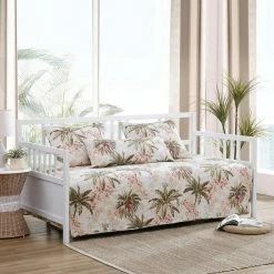 Cheap 😍 Bonny Cove 4-Piece White Cotton 39 in. x 75 in. Daybed Cover Set by Tommy Bahama 😉
