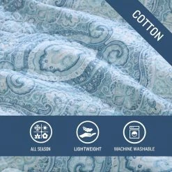 Best reviews of 🎁 Turtle Cove 4-Piece Turquoise-Aqua Cotton 39 in. x 75 in. Daybed Cover Set by Tommy Bahama 👍 -Harper Lane Sales tommy bahama bedding sets ushsfk1216514 4f 1000