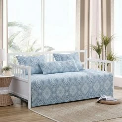 Best reviews of ๐ Turtle Cove 4-Piece Turquoise-Aqua Cotton 39 in. x 75 in. Daybed Cover Set by Tommy Bahama ๐