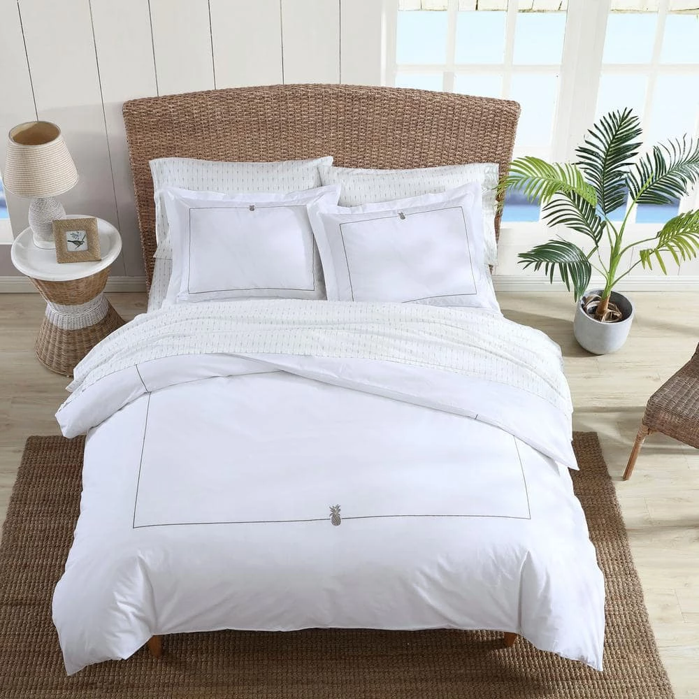 Buy ๐ Pineapple Resort 3-Piece Green Solid Cotton Full/Queen Duvet Cover Set by Tommy Bahama โค๏ธ 5 Buy ๐ Pineapple Resort 3-Piece Green Solid Cotton Full/Queen Duvet Cover Set by Tommy Bahama โค๏ธ - Image 5