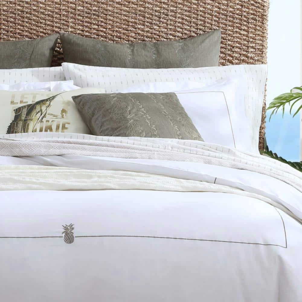 Buy ๐ Pineapple Resort 3-Piece Green Solid Cotton Full/Queen Duvet Cover Set by Tommy Bahama โค๏ธ 2 Buy ๐ Pineapple Resort 3-Piece Green Solid Cotton Full/Queen Duvet Cover Set by Tommy Bahama โค๏ธ - Image 2