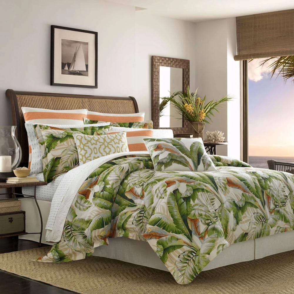 Coupon π Palmiers 3-Piece Green Floral Cotton Full/Queen Duvet Cover Set by Tommy Bahama π― 1 Coupon π Palmiers 3-Piece Green Floral Cotton Full/Queen Duvet Cover Set by Tommy Bahama π―