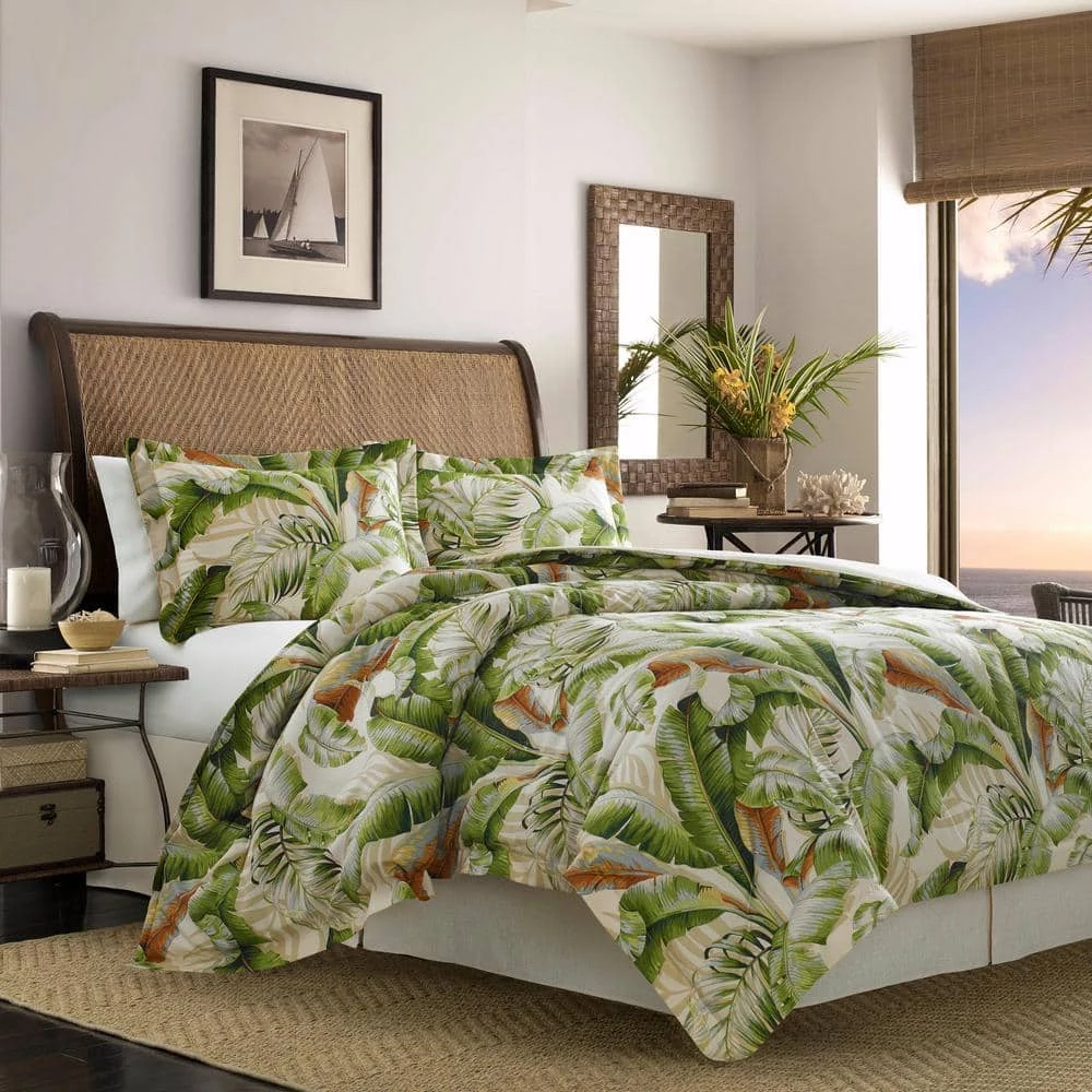 Coupon π Palmiers 3-Piece Green Floral Cotton Full/Queen Duvet Cover Set by Tommy Bahama π― 2 Coupon π Palmiers 3-Piece Green Floral Cotton Full/Queen Duvet Cover Set by Tommy Bahama π― - Image 2
