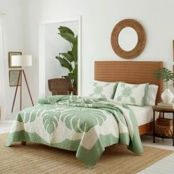 Cheap 🧨 Molokai 1-Piece Green Cotton Standard Sham by Tommy Bahama ❤️ -Harper Lane Sales tommy bahama pillowcases ushsgz1152634 31 1000