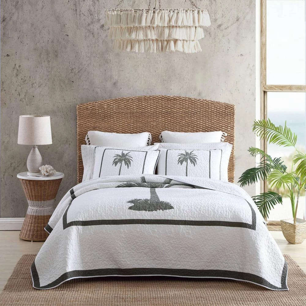 Hot Sale ๐ Palm Island 1-Piece Gray Cotton King Sham by Tommy Bahama ๐คฉ 4 Hot Sale ๐ Palm Island 1-Piece Gray Cotton King Sham by Tommy Bahama ๐คฉ - Image 4