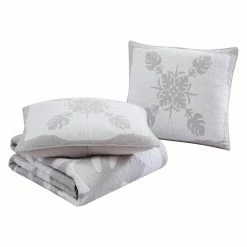 Brand new ✔️ Molokai 1-Piece Gray Cotton King Quilt by Tommy Bahama ✨ -Harper Lane Sales tommy bahama quilts ushsgr1194139 fa 1000