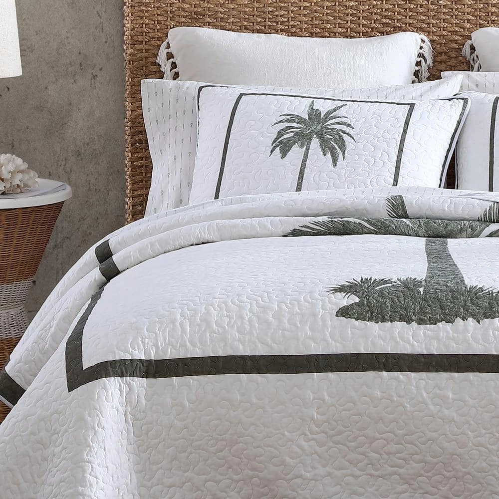 Best reviews of ๐ Palm Island 1-Piece Gray Cotton King Quilt by Tommy Bahama ๐ฅฐ 3 Best reviews of ๐ Palm Island 1-Piece Gray Cotton King Quilt by Tommy Bahama ๐ฅฐ - Image 3