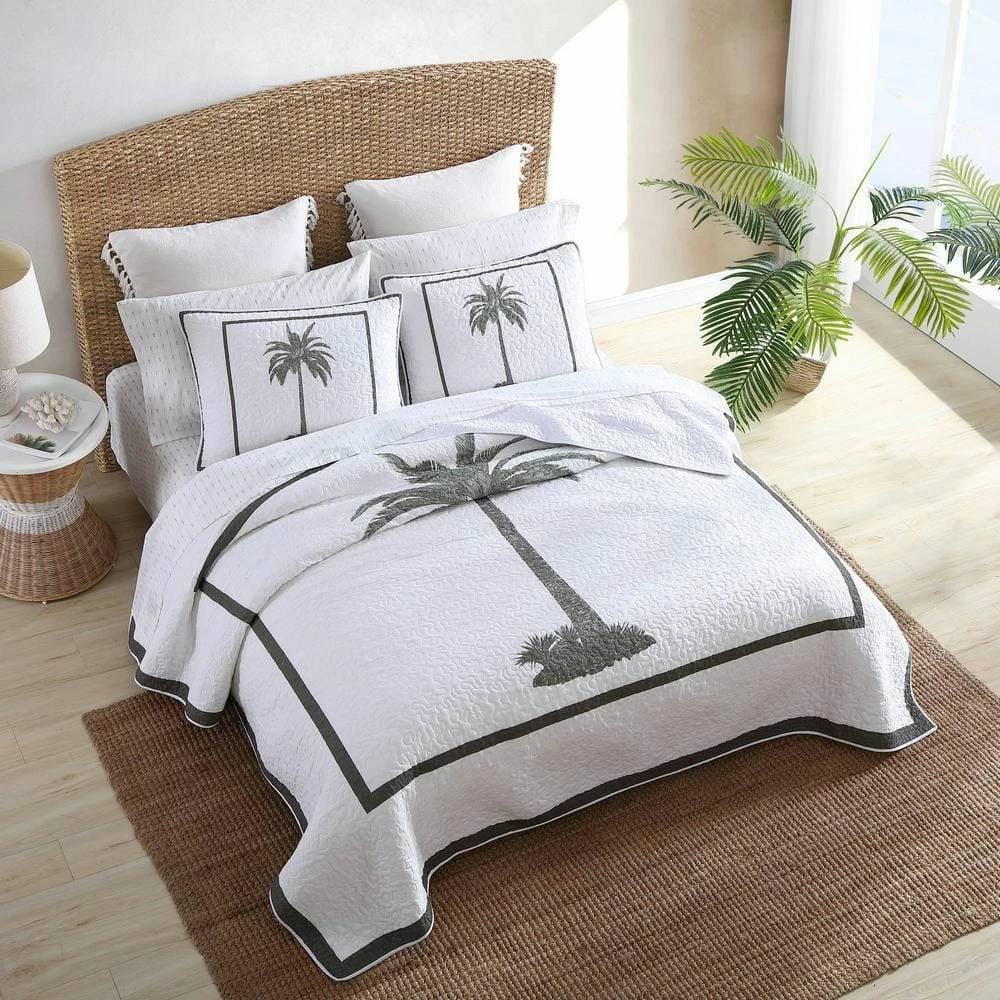 Best reviews of ๐ Palm Island 1-Piece Gray Cotton King Quilt by Tommy Bahama ๐ฅฐ 2 Best reviews of ๐ Palm Island 1-Piece Gray Cotton King Quilt by Tommy Bahama ๐ฅฐ - Image 2