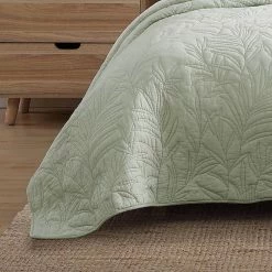 Best reviews of 😉 Solid Costa Sera Stitch 1-Piece Green Cotton King Quilt by Tommy Bahama 👍 -Harper Lane Sales tommy bahama quilts ushsgr1209105 4f 1000