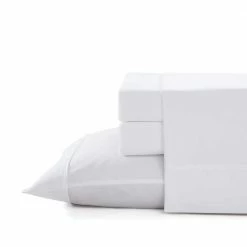 Top 10 🤩 Solid 4-Piece White Percale Cotton King Sheet Set by Tommy Bahama 🥰