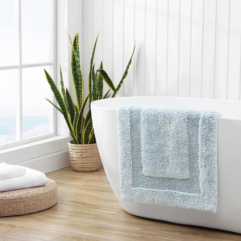 Buy ๐ฅ 34 in. x 21 in. Aqua Blue Cotton Long Branch Reversible Bath Rug by Tommy Bahama ๐ 3 Buy ๐ฅ 34 in. x 21 in. Aqua Blue Cotton Long Branch Reversible Bath Rug by Tommy Bahama ๐ - Image 3