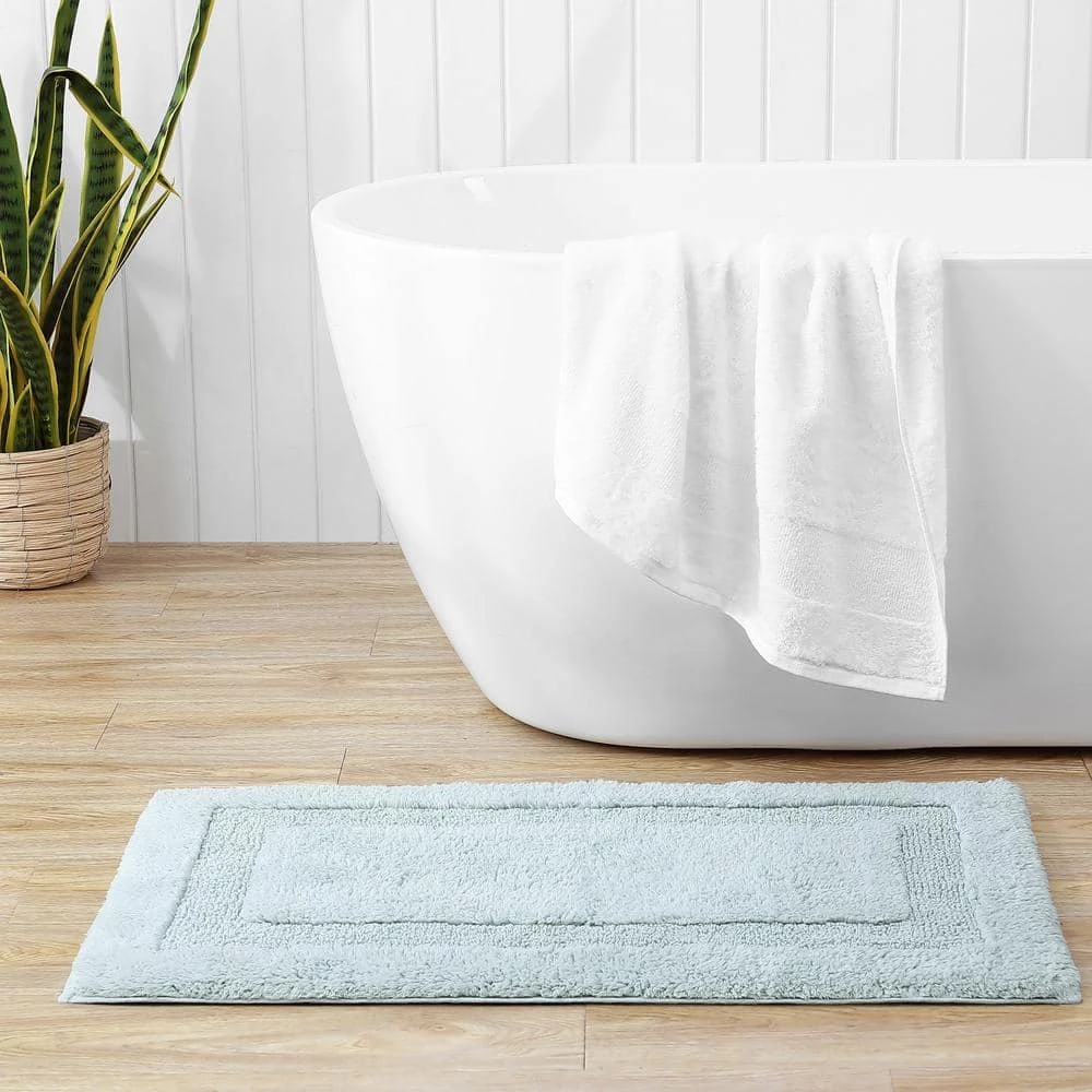 Buy ๐ฅ 34 in. x 21 in. Aqua Blue Cotton Long Branch Reversible Bath Rug by Tommy Bahama ๐ 2 Buy ๐ฅ 34 in. x 21 in. Aqua Blue Cotton Long Branch Reversible Bath Rug by Tommy Bahama ๐ - Image 2