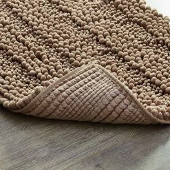 Promo 💯 2-Pack Chenille Noodle 21x34 inch bath mat with non-slip White by MODERN THREADS ⭐ -Harper Lane Sales white modern threads bathroom rugs bath mats 5nodlmte wht st 4f 1000