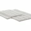 Promo 💯 2-Pack Chenille Noodle 21x34 inch bath mat with non-slip White by MODERN THREADS ⭐