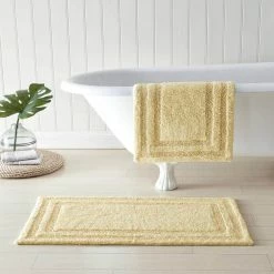 Cheap 🔔 Isla 2-Piece Yellow Cotton 17 in. x 24 in. / 21 in. x 34 in.Rug Set by Tommy Bahama 👍 -Harper Lane Sales yellow tommy bahama bathroom rugs bath mats ushs6d1167483 31 1000